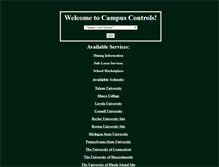 Tablet Screenshot of campuscontrols.com